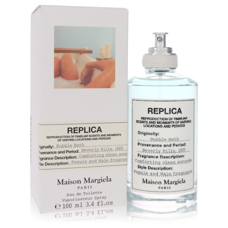 Replica Bubble Bath by Maison Margiela Eau De Toilette Spray (Unisex) 3.4 oz Replica Bubble Bath by Maison Margiela Eau De Toilette Spray (Unisex) 3.4 oz